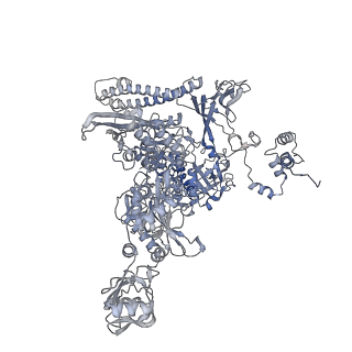 15352_8acp_C_v1-1
RNA polymerase at U-rich pause bound to regulatory RNA putL - inactive, open clamp state