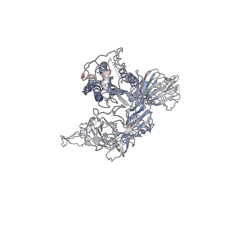 9593_6acj_B_v1-2
Trypsin-cleaved and low pH-treated SARS-CoV spike glycoprotein and ACE2 complex, ACE2-bound conformation 2