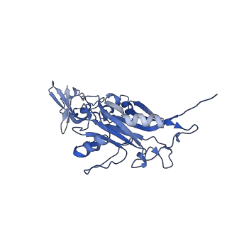 11734_7adz_1A_v1-2
Cryo-EM structure of an extracellular contractile injection system in marine bacterium Algoriphagus machipongonensis, the cap portion in extended state.