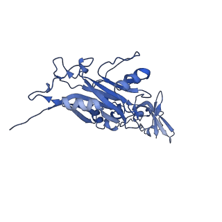 11734_7adz_1D_v1-2
Cryo-EM structure of an extracellular contractile injection system in marine bacterium Algoriphagus machipongonensis, the cap portion in extended state.