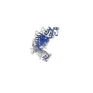 11743_7aeb_K_v1-2
Cryo-EM structure of an extracellular contractile injection system in marine bacterium Algoriphagus machipongonensis, the baseplate complex in extended state applied 6-fold symmetry.