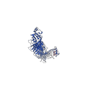 11743_7aeb_L_v1-2
Cryo-EM structure of an extracellular contractile injection system in marine bacterium Algoriphagus machipongonensis, the baseplate complex in extended state applied 6-fold symmetry.