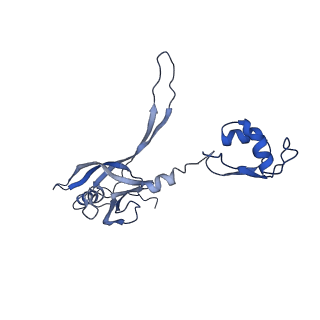 11743_7aeb_Q_v1-2
Cryo-EM structure of an extracellular contractile injection system in marine bacterium Algoriphagus machipongonensis, the baseplate complex in extended state applied 6-fold symmetry.