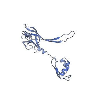 11745_7aef_P_v1-2
Cryo-EM structure of an extracellular contractile injection system in marine bacterium Algoriphagus machipongonensis, the baseplate complex in extended state applied 3-fold symmetry.