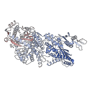 11808_7aju_UV_v1-1
Cryo-EM structure of the 90S-exosome super-complex (state Post-A1-exosome)