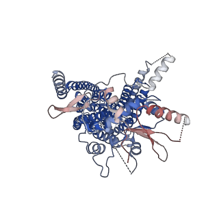 12026_7b5d_A_v1-1
Structure of calcium-free mTMEM16A(ac)-I551A chloride channel at 3.3 A resolution