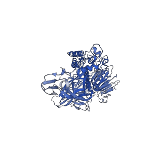 7063_6b7n_A_v1-4
Cryo-electron microscopy structure of porcine delta coronavirus spike protein in the pre-fusion state