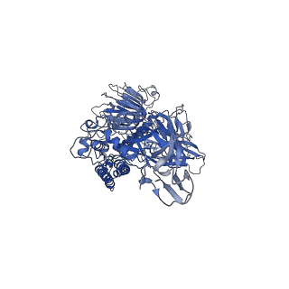 7063_6b7n_C_v1-4
Cryo-electron microscopy structure of porcine delta coronavirus spike protein in the pre-fusion state