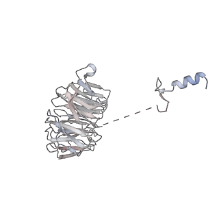 12106_7b9v_o_v1-2
Yeast C complex spliceosome at 2.8 Angstrom resolution with Prp18/Slu7 bound