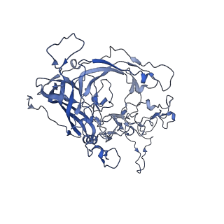 7071_6b9q_V_v1-3
Single particle cryo-EM structure determination of the LuIII capsid protein