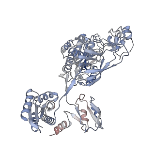 12209_7bkc_a_v1-0
Formate dehydrogenase - heterodisulfide reductase - formylmethanofuran dehydrogenase complex from Methanospirillum hungatei (dimeric, composite structure)