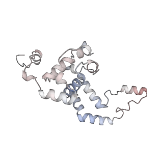 12212_7bke_C_v1-0
Formate dehydrogenase - heterodisulfide reductase - formylmethanofuran dehydrogenase complex from Methanospirillum hungatei (heterodisulfide reductase core and mobile arm in conformational state 2, composite structure)