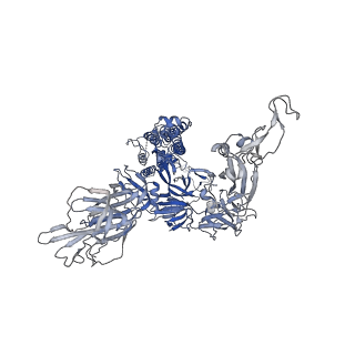 12229_7bnm_A_v1-2
Closed conformation of D614G SARS-CoV-2 spike protein