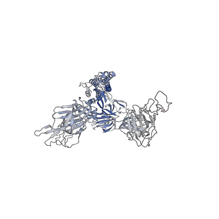 12231_7bno_B_v1-2
Open conformation of D614G SARS-CoV-2 spike with 2 Erect RBDs