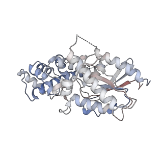 16255_8bv5_B_v1-0
Focus refinement of soluble domain of Adenylyl cyclase 8 bound to stimulatory G protein, Forskolin, ATPalphaS, and Ca2+/Calmodulin in lipid nanodisc conditions