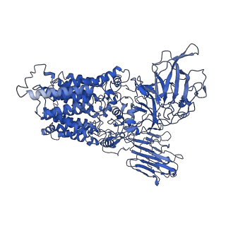 30218_7bvf_A_v1-2
Cryo-EM structure of Mycobacterium tuberculosis arabinosyltransferase EmbA-EmbB-AcpM2 in complex with ethambutol
