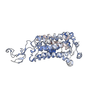 16280_8bw7_A_v1-2
Cryo-EM structure of rat SLC22A6 bound to alpha-ketoglutaric acid