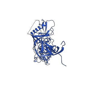 7459_6cde_C_v2-0
Cryo-EM structure at 3.8 A resolution of vaccine-elicited antibody vFP20.01 in complex with HIV-1 Env BG505 DS-SOSIP, and antibodies VRC03 and PGT122
