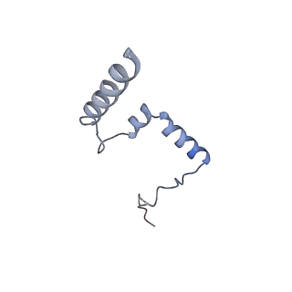 7547_6cp5_7_v1-3
Monomer yeast ATP synthase Fo reconstituted in nanodisc with inhibitor of oligomycin bound generated from focused refinement.