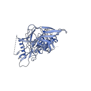 7568_6crq_F_v2-1
Glutaraldehyde-treated BG505 SOSIP.664 Env in complex with PGV04 Fab