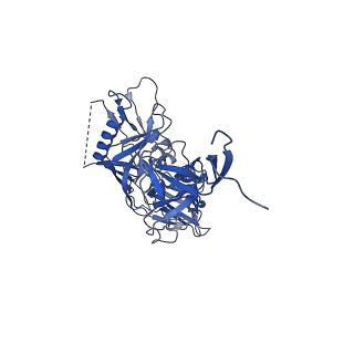7621_6cue_2_v2-0
Cryo-EM structure at 4.0 A resolution of vaccine-elicited antibody vFP7.04 in complex with HIV-1 Env BG505 DS-SOSIP, and antibodies VRC03 and PGT122