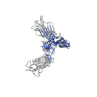 27068_8cy6_B_v1-1
SARS-CoV-2 Spike protein in complex with a pan-sarbecovirus nanobody 2-65