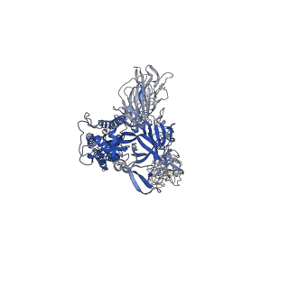 27072_8cya_B_v1-1
SARS-CoV-2 Spike protein in complex with a pan-sarbecovirus nanobody 2-67