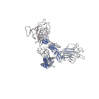 27074_8cyc_A_v1-1
SARS-CoV-2 Spike protein in complex with a pan-sarbecovirus nanobody 2-34