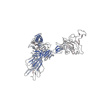 27074_8cyc_B_v1-1
SARS-CoV-2 Spike protein in complex with a pan-sarbecovirus nanobody 2-34