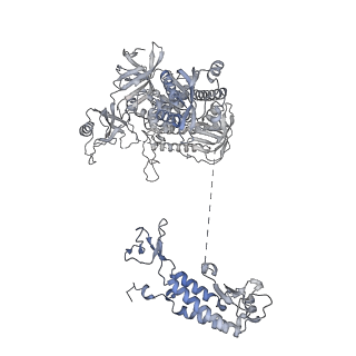 27107_8d0k_F_v1-2
Human CST-DNA polymerase alpha/primase preinitiation complex bound to 4xTEL-foldback template - PRIM2C advanced PIC