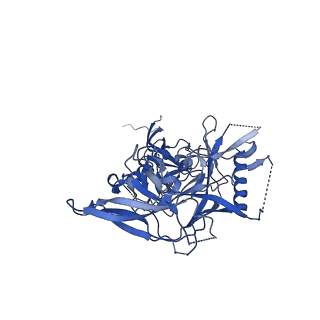 7858_6dcq_A_v1-2
Ectodomain of full length, wild type HIV-1 glycoprotein clone PC64M18C043 in complex with PGT151 Fab
