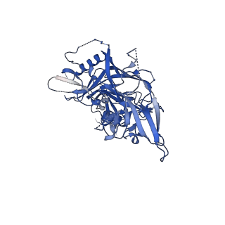 7858_6dcq_C_v1-2
Ectodomain of full length, wild type HIV-1 glycoprotein clone PC64M18C043 in complex with PGT151 Fab