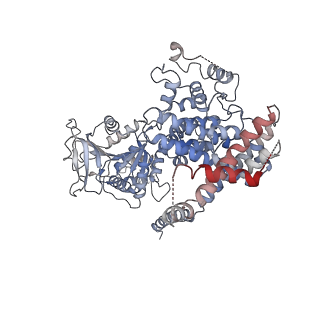 27344_8ddw_D_v1-2
cryo-EM structure of TRPM3 ion channel in complex with Gbg, tethered by ALFA-nanobody