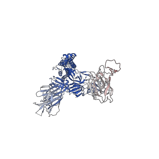 27502_8dli_A_v1-0
Cryo-EM structure of SARS-CoV-2 Alpha (B.1.1.7) spike protein