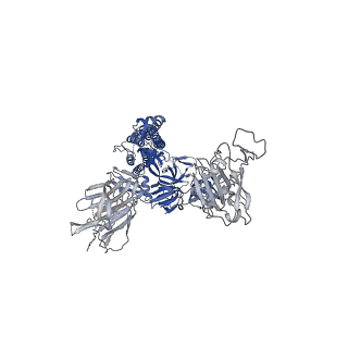 27506_8dlm_B_v1-0
Cryo-EM structure of SARS-CoV-2 Beta (B.1.351) spike protein in complex with human ACE2