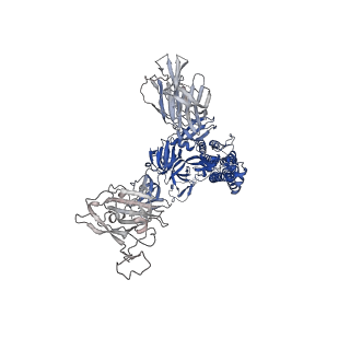 27509_8dlp_A_v1-0
Cryo-EM structure of SARS-CoV-2 Gamma (P.1) spike protein in complex with human ACE2