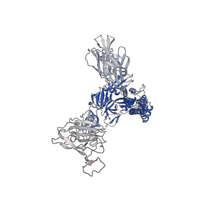 27516_8dlu_A_v1-0
Cryo-EM structure of SARS-CoV-2 Epsilon (B.1.429) spike protein in complex with human ACE2