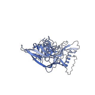 27624_8dow_A_v1-0
Cryo-EM structure of HIV-1 Env(CH848 10.17 DS.SOSIP_DT) in complex with DH1030.1 Fab