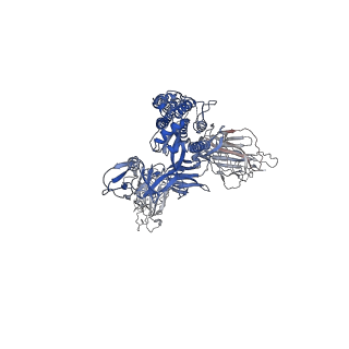27775_8dxs_B_v1-1
Cryo-EM structure of RBD-directed neutralizing antibody P2B4 in complex with prefusion SARS-CoV-2 spike glycoprotein