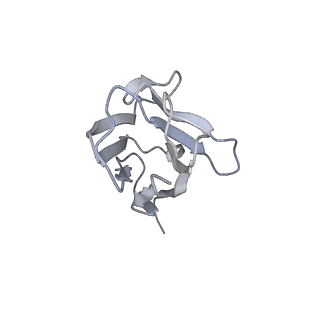 27798_8dzh_L_v1-2
Structure of SARS-CoV-2 Omicron BA.1.1.529 Spike trimer with two RBDs down in complex with the Fab fragment of human neutralizing antibody MB.02