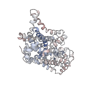 8940_6dzv_A_v1-2
Wild type human serotonin transporter in complex with 15B8 Fab bound to ibogaine in occluded conformation