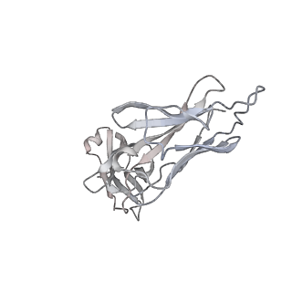 31036_7e9q_L_v1-1
Cryo-EM structure of the SARS-CoV-2 S-6P in complex with 35B5 Fab(1 out RBD, state3)