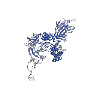 31069_7edf_C_v1-1
Cryo-EM structure of SARS-CoV-2 S-UK variant (B.1.1.7), one RBD-up conformation 1