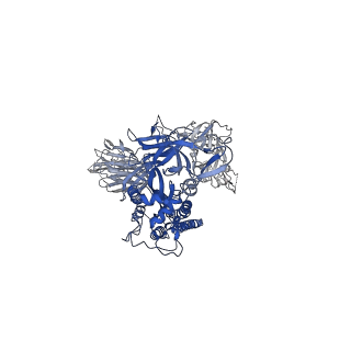 28532_8epp_A_v1-0
Cryo-EM structure of SARS-CoV-2 Spike trimer S2D14 with two RBDs in the open conformation