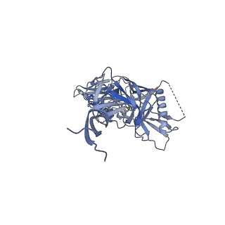 28618_8euv_E_v1-0
Cryo-EM structure of HIV-1 BG505 DS-SOSIP ENV trimer bound to VRC34.01-COMBO1 FAB