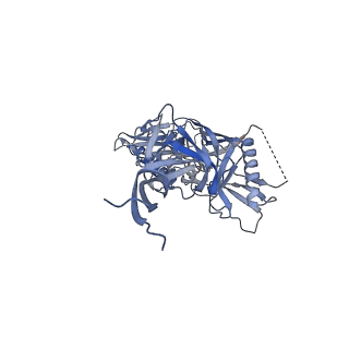 28618_8euv_E_v1-1
Cryo-EM structure of HIV-1 BG505 DS-SOSIP ENV trimer bound to VRC34.01-COMBO1 FAB