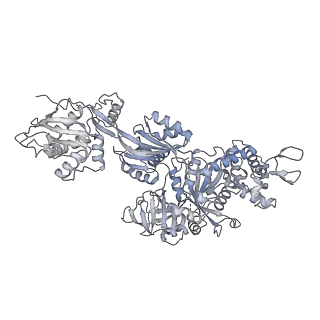 28634_8evr_DC_v2-0
Hypopseudouridylated yeast 80S bound with Taura syndrome virus (TSV) internal ribosome entry site (IRES), eEF2, GDP, and sordarin, Structure II
