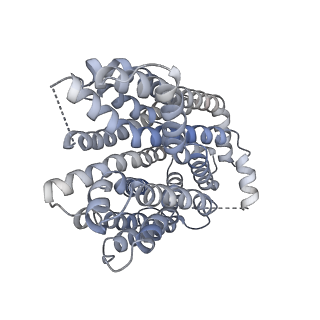 28654_8ex8_A_v1-2
Human S1P transporter Spns2 in an outward-facing partially occluded conformation (state 2)