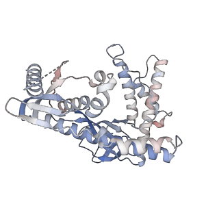 28656_8exa_A_v1-2
ISDra2 TnpB in complex with reRNA and cognate DNA, conformation 1 (RuvC domain resolved)