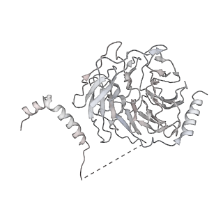 4168_6f1t_g_v1-3
Cryo-EM structure of two dynein tail domains bound to dynactin and BICDR1